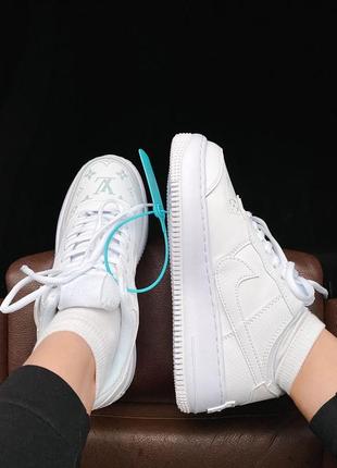 Жіночі стильні літні кросівки nike air force 1 shadow lv8 фото