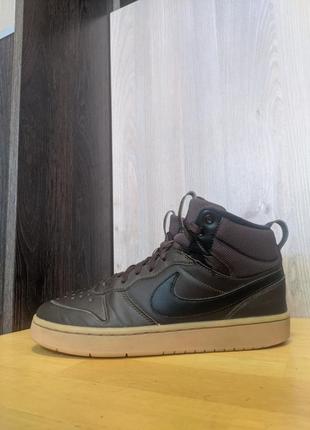 Кросівки шкіряні nike court borough mid 2