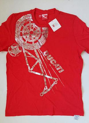 Нова чоловіча футболка puma ducati logo tee