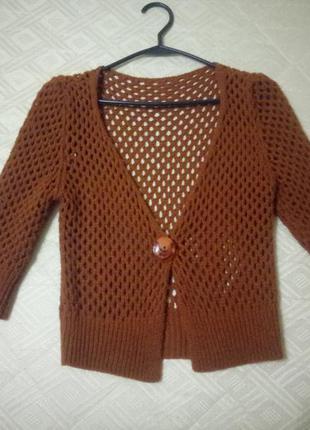 Теплый кардиган кофта