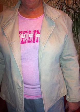 Пиджак льняной