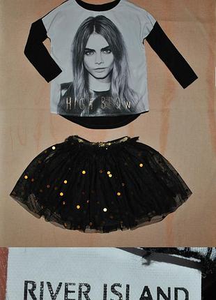 Стильний костюм блузка і спідниця-пачка на 104р.