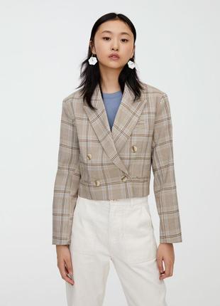 Кроп жакет pull&bear