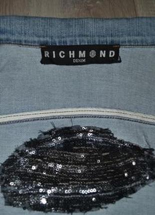 Куртка джинсовая richmond denim, s (42) оригинал6 фото