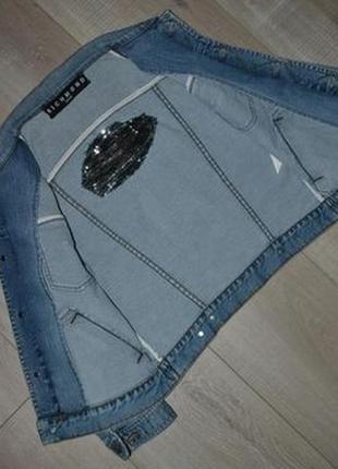 Куртка джинсовая richmond denim, s (42) оригинал9 фото