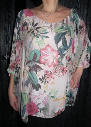 Шелковая блуза amelie folies италия р. 48-501 фото