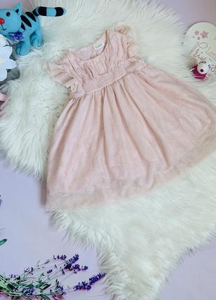 Красиве нарядне плаття next малятку 1 -1.5 року