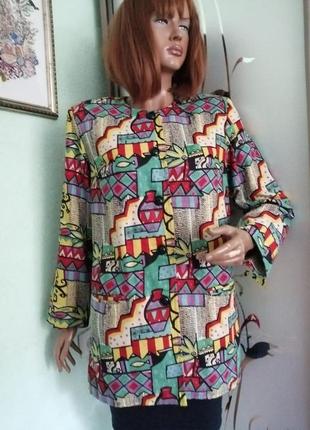 Винтажный жакет пиджак ручная работа