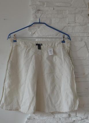 Легкая льняная   юбка а-образного кроя   от бренда h&m5 фото