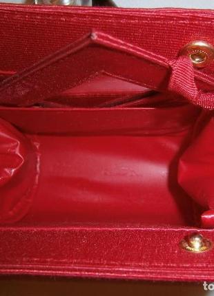 Косметичка, маленькая сумочка для косметики christian dior parfums red mini travel , оригинал4 фото