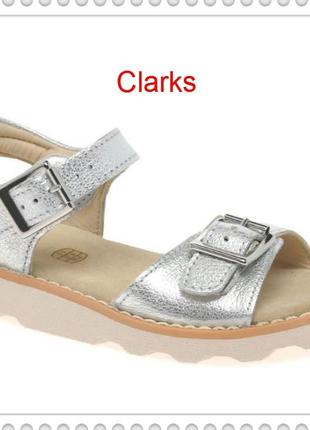 Р.29,32   clarks кожаные сандалии  оригинал
