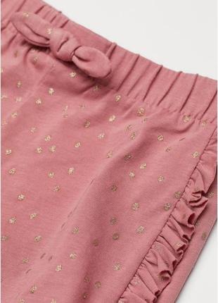 Классные шорты h&m хлопок девочкам 2
