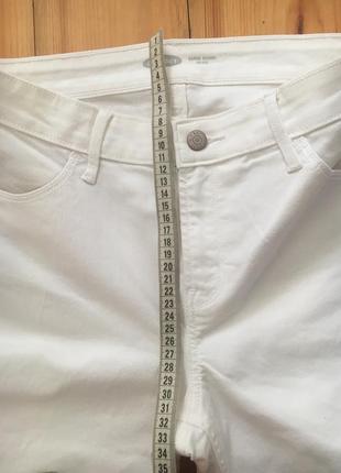 🔥🔥🔥джинси білі стрейч old navy super skinny,джинсы белые old navy8 фото