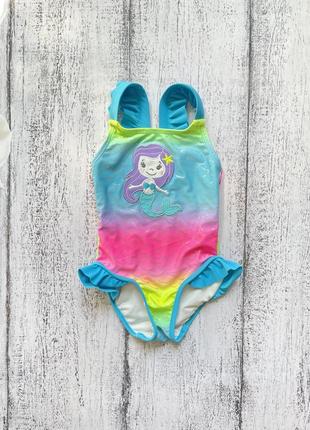 Крутий купальник з рюшами русалка kiki&koko розмір 3роки