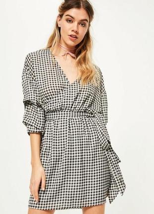 Легке плаття плаття на резинці і поясі8 фото