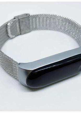 Ремешок mi band 3 Xiaomi mi band 2 металлический серебро миланская петля ❤️