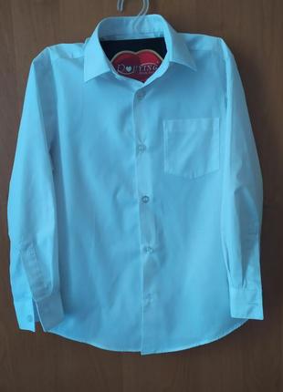 Б/у классическая белая рубашка