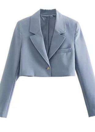 Укороченый стильный блейзер пиджак жакет2 фото