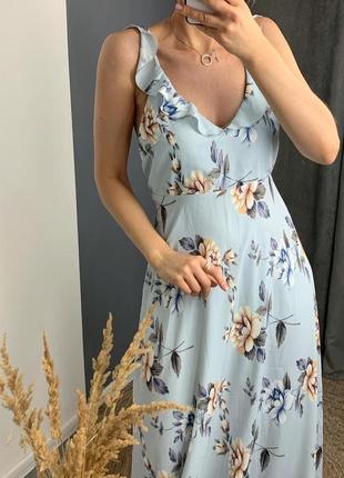 📌максі сукня в ніжний квітковий принт eve