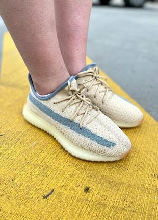 Кроссовки женские адидас adidas yeezy boost 350 v2 linen4 фото