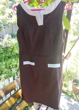 Лёгкое платье в горошек