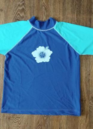 Дитяча купальна сонцезахисна пляжна футболка для дівчинки для плавання для басейну відпочинку