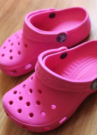 Аквашузы сабо, босоніжки, шльопанці crocs розмір с8/9 (25-26) італія