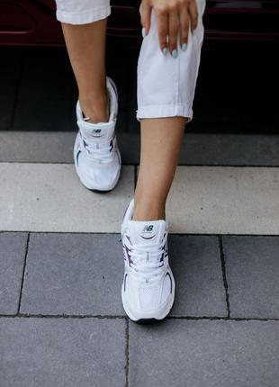 Кроссовки женские нью беланс new balance 530 puprle white2 фото