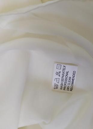 Трикотажное молочно белое платье туника вышиванка, пояс резинка prada5 фото