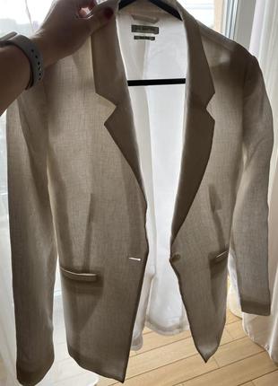 Піджак лляний з підкладкою