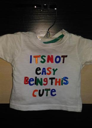 Футболка на 0-3 міс.