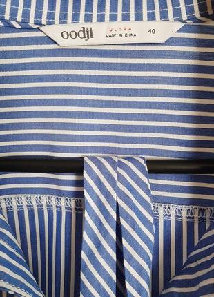 Платье-рубашка в полоску 3