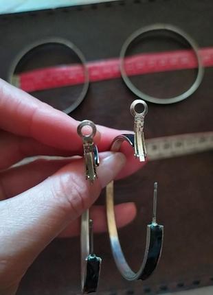 Серьги кольца и 2 браслета 6