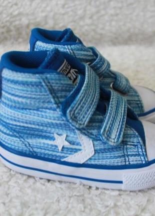 Суперовые кеды фирмы converse 21 размера по стельке 13,3 см. состояние идел.2 фото