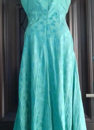 Платье,в бельевом стиле  сарафан monsoon,55%шелк,45%хлопок2 фото