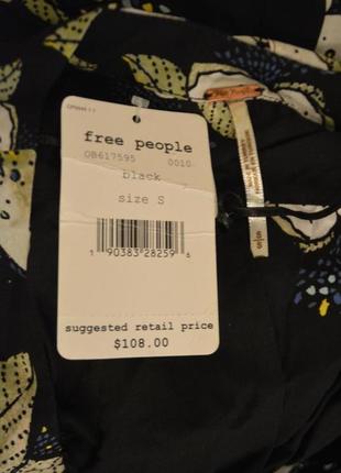 Туника оверсайз в цветы*free people*(usa) размер s (можно м)8 фото