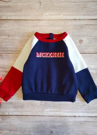 Світшот светр, кофта толстовка тепла mckenzie на хлопчика 2-3годика