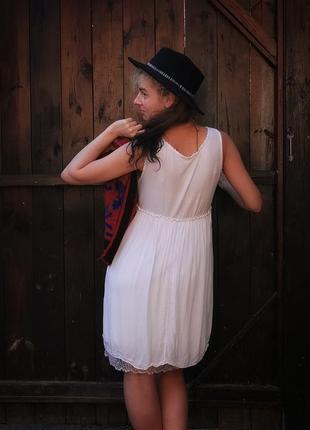 Шелковое платье миди с кружевом рюши шёлк вискоза3 фото