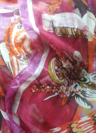 Красивый шелковый платок hermes5 фото