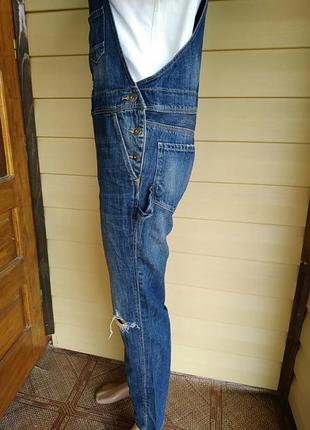Комбінезон джинсовий denim,оригінал, 34р.,в ідеальному стані.3 фото