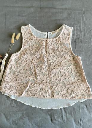 🏷 нежная укорочённая блуза/майка