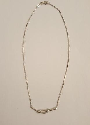 Серебряное шейное украшение 925 проба