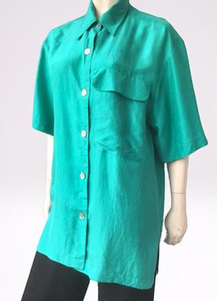 Шелковая рубашка (100% шелк) бренда phil claire3 фото