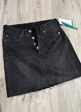 Джинсовая мини-юбка hm