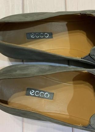 Демисезонные туфли - натуральная кожа ecco размер 397 фото