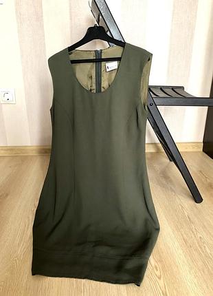 Сукня міні, платье мини цвета хаки