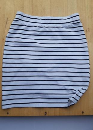 Юбка-резинка в полоску