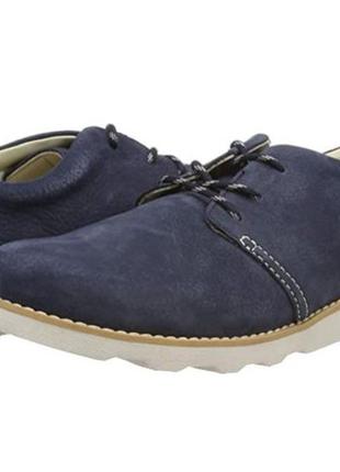 Р.29,29.5,31,33 clarks нубуковые туфли  оригинал