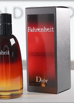 Christian dior fahrenheit💥оригинал 1,5 мл распив аромата затест