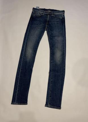 Чоловічі оригінальні завужені джинси levi's 519 502 510 skinny m 30 344 фото
